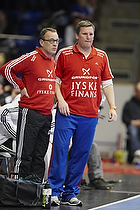 Carsten Albrektsen, cheftrner (Bjerringbro-Silkeborg), Nikolaj Jackobsen, assistenttrner (Bjerringbro-Silkeborg)