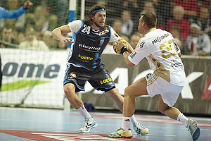 Mikkel Hansen (AG Kbenhavn), Christian Zeitz, forsvar (THW Kiel)
