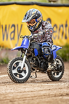  50cc tr�ning i Slangerup Speedway Klub