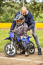  50cc tr�ning i Slangerup Speedway Klub