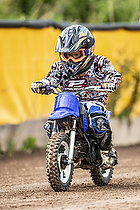  50cc tr�ning i Slangerup Speedway Klub