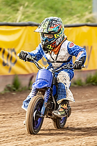 50cc tr�ning i Slangerup Speedway Klub