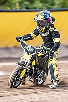  50cc tr�ning i Slangerup Speedway Klub