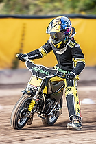  50cc tr�ning i Slangerup Speedway Klub