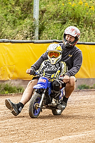  50cc tr�ning i Slangerup Speedway Klub