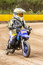  50cc tr�ning i Slangerup Speedway Klub