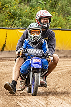  50cc tr�ning i Slangerup Speedway Klub