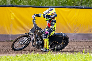 85cc tr�ning i Slangerup Speedway Klub