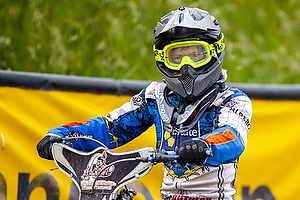 85cc tr�ning i Slangerup Speedway Klub