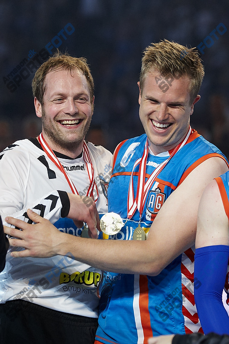 Kasper Hvidt (AG Kbenhavn) og Martin Bager (AG Kbenhavn) med medaljer