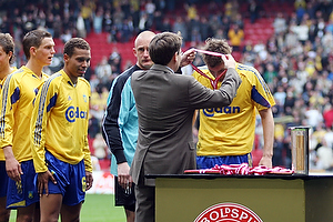 Morten Skoubo (Brndby IF), Casper Ankergren (Brndby IF), Sebastian Svrd (Brndby IF), Daniel Agger (Brndby IF)