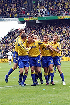 Daniel Agger, mlscorer (Brndby IF), Per Nielsen (Brndby IF), Martin Retov (Brndby IF), Thomas Kahlenberg (Brndby IF)
