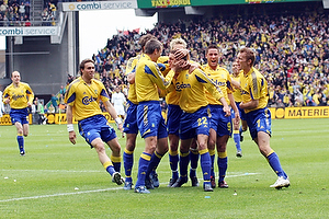 Daniel Agger, mlscorer (Brndby IF), Johan Elmander (Brndby IF), Per Nielsen (Brndby IF), Martin Retov (Brndby IF), Thomas Kahlenberg (Brndby IF)