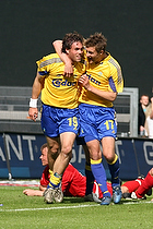 Johan Elmander, mlscorer (Brndby IF), Morten Skoubo (Brndby IF)