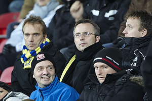 Ole Palm (Brndby IF), Anders Bjerregaard, sportsdirektr (Brndby IF), Hermann Haraldson, adm. direktr (Brndby IF)