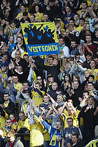 Brndbyfans med Vestegnen-banner