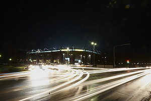 Brndby Stadion by night