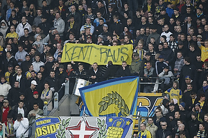 Kent raus-banner p Faxetribunen