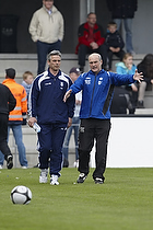 Henrik Jensen, cheftrner (Brndby IF), Ove Pedersen, cheftrner (Esbjerg fB)