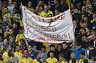 Brndbyfans med banner mod FC Kbenhavn