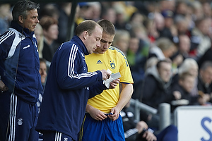 Martin Bernburg (Brndby IF), Kim Daugaard, assistenttrner (Brndby IF)