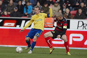 Michael Krohn-Dehli, anfrer (Brndby IF), Mikkel Thygesen (FC Midtjylland)