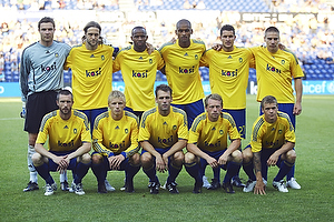 Stephan Andersen (Brndby IF), Max von Schlebrgge, anfrer (Brndby IF), Ousman Jallow (Brndby IF), Mikkel Bischoff (Brndby IF), Jan Kristiansen (Brndby IF), Martin Bernburg (Brndby IF), Mikael Nilsson (Brndby IF), Daniel Wass (Brndby IF), Thomas Rasmussen (Brndby IF), Michael Krohn-Dehli (Brndby IF), Samuel Holmn (Brndby IF)