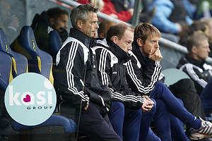 Henrik Jensen, cheftrner (Brndby IF), Kim Daugaard, assistenttrner (Brndby IF), Rene Skovdahl (Brndby IF)
