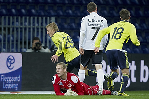 Daniel Wass, mlscorer (Brndby IF), David Ousted (Randers FC), Kasper Lorentzen (Randers FC)
