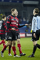 Brian Priske (FC Midtjylland), Danny Olsen (FC Midtjylland), Peter Rasmussen, dommer