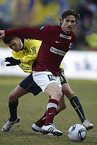 Peter Madsen (Lyngby BK), Daniel Stenderup (Brndby IF)