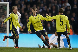Nicolaj Agger, m�lscorer (Br�ndby IF), Jan Frederiksen (Br�ndby IF), Michael Krohn-Dehli (Br�ndby IF)