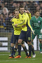 Michael Krohn-Dehli, m�lscorer (Br�ndby IF), Nicolaj Agger (Br�ndby IF)