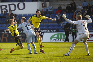 Daniel Wass (Brndby IF), Clarence Goodson (Brndby IF), Mads Fenger (Randers FC), David Ousted (Randers FC)