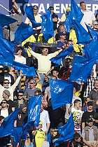 Br�ndbyfans med flagtifo