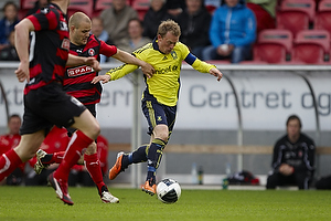 Michael Krohn-Dehli, anfrer (Brndby IF), Kristian Bak Nielsen (FC Midtjylland)