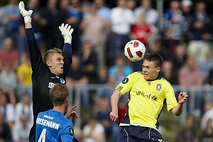 Nicolaj Agger (Brndby IF) header, Jakob Bresemann (Lyngby BK), Niklas Hjlund (Lyngby BK)