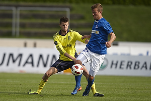 Daniel Stenderup (Brndby IF), Patrick Mortensen (Lyngby BK)