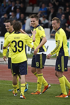 Nicolaj Agger, mlscorer (Brndby IF), Mike Jensen (Brndby IF), Mathias Gehrt (Brndby IF), Jan Frederiksen (Brndby IF)