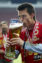 Jesper Hansen (FC Nordsjlland) drikker l