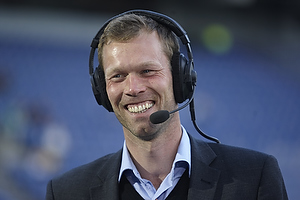 Morten Wieghorst, cheftrner (FC Nordsjlland) i tv-studiet