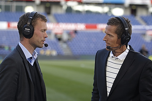 Morten Wieghorst, cheftrner (FC Nordsjlland) , Peter Mller (TV)