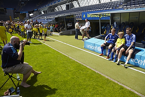 Br�ndbyfans til Br�ndbydag, Michael Krohn-Dehli (Br�ndby IF), Stephan Andersen (Br�ndby IF)