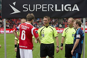 Jakob Kehlet, dommer, Martin rnskov, anfrer (Silkeborg IF), Michael Krohn-Dehli, anfrer (Brndby IF)