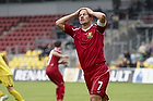 Nicolai Stokholm, anfrer (FC Nordsjlland) tager sig til hovedet efter en afbrnder