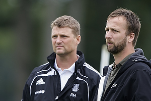 Anders Bjerregaard og Peer F. Hansen, assistenttrner (Brndby IF)