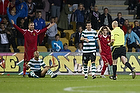 Andreas Laudrup (FC Nordsjlland), Mark Courtney, dommer