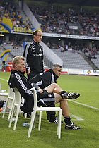 Kim Daugaard, assistenttrner (Brndby IF), Henrik Jensen, cheftrner (Brndby IF), Morten Cramer, mlmandstrner  (Brndby IF)