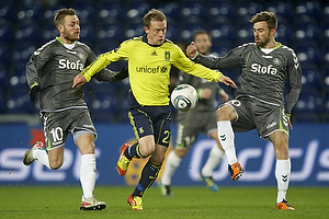 Martin Spelmann (AC Horsens), Michael Krohn-Dehli (Brndby IF), Janus Mats Drachmann (AC Horsens)