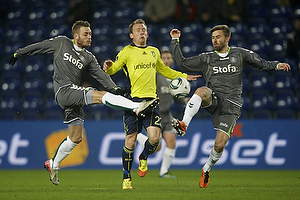 Martin Spelmann (AC Horsens), Michael Krohn-Dehli (Brndby IF), Janus Mats Drachmann (AC Horsens)